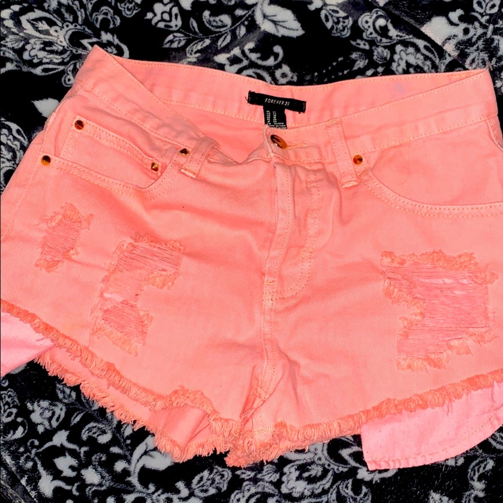denim shorts